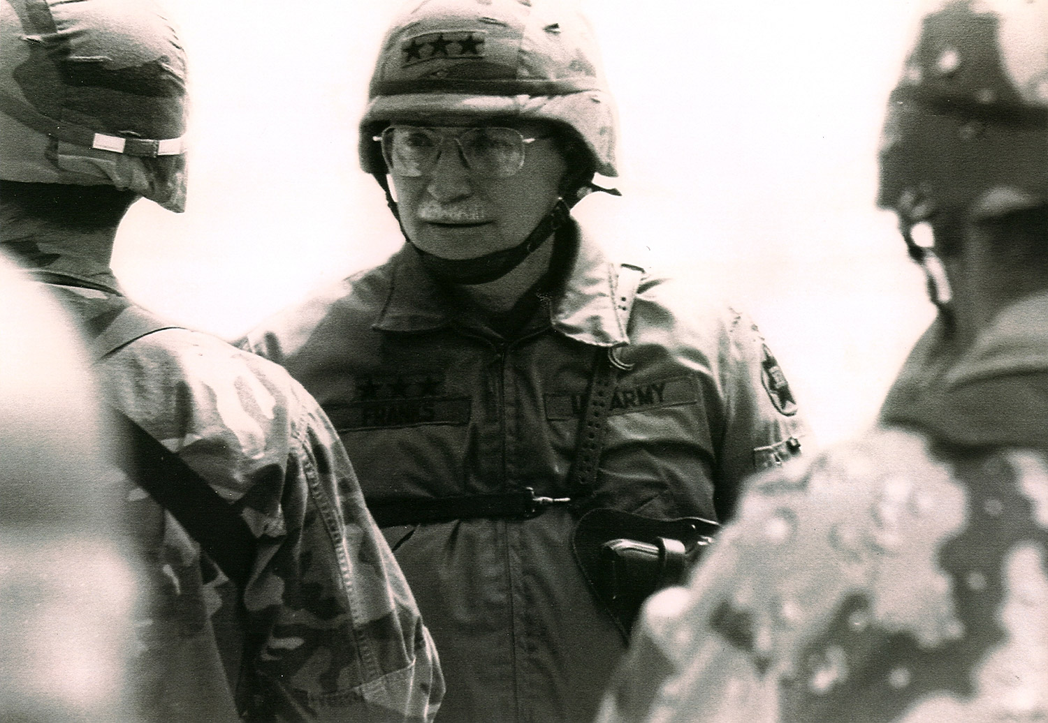 Then-Lieutenant General Fred Franks during Desert Storm